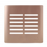 Placa 4x4 12 Interruptores - Novara Ouro rose